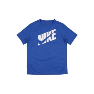 Nike Sportswear Tričko  modrá / biela