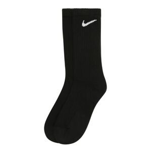 NIKE Športové ponožky  biela / čierna