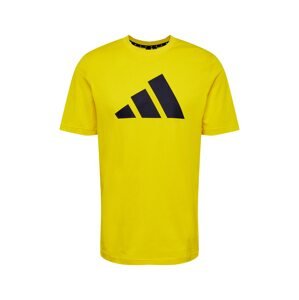 ADIDAS PERFORMANCE Funkčné tričko  žltá / čierna