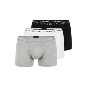 Tommy Hilfiger Underwear Boxerky 'Essential'  sivá melírovaná / čierna / biela