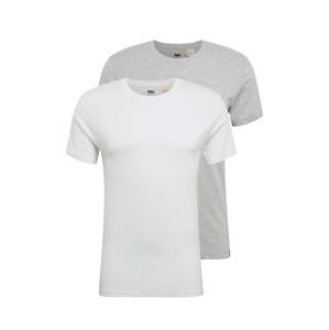 LEVI'S ® Tričko  sivá melírovaná / biela