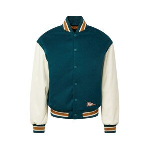 LEVI'S ® Prechodná bunda 'Coit Letterman'  petrolejová / oranžová / biela