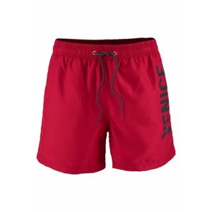 VENICE BEACH Plavecké šortky  červená / čierna