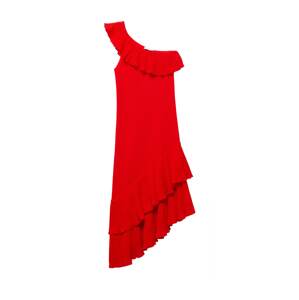 MANGO Kokteilové šaty 'Oley'  červená
