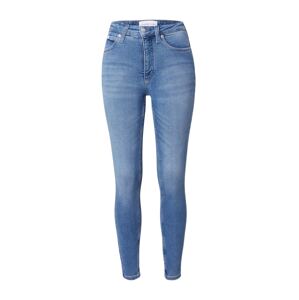 Calvin Klein Jeans Džínsy 'HIGH RISE SUPER SKINNY ANKLE'  modrá denim