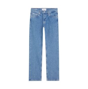 Calvin Klein Jeans Džínsy 'LOW RISE STRAIGHT'  modrá / biela