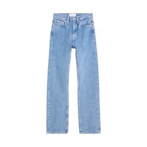 Calvin Klein Jeans Džínsy 'HIGH RISE STRAIGHT'  modrá / čierna / biela