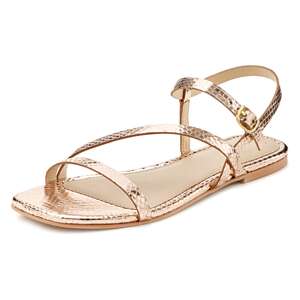 LASCANA Remienkové sandále  ružové zlato