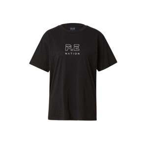 P.E Nation Funkčné tričko 'Heads Up'  čierna / biela
