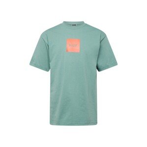 HUF Tričko  smaragdová / koralová