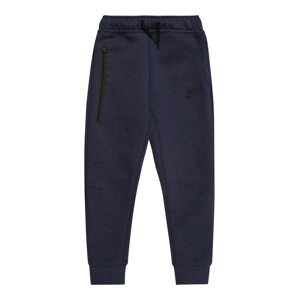 Nike Sportswear Nohavice 'TECH FLC'  námornícka modrá