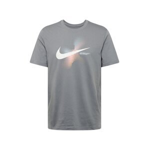 Nike Sportswear Tričko 'SWOOSH'  svetlomodrá / sivá / oranžová / biela