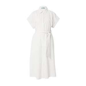 UNITED COLORS OF BENETTON Košeľové šaty  béžová / biela
