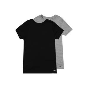 Nike Sportswear Tielko  sivá melírovaná / čierna / biela