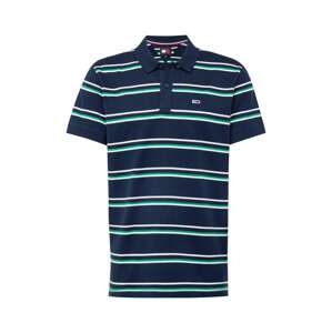 Tommy Jeans Tričko 'ESSENTIAL'  námornícka modrá / zelená / červená / biela
