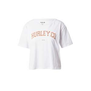 Hurley Funkčné tričko  svetlobéžová / hrdzavohnedá / biela