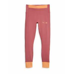 PUMA Športové nohavice  oranžová / pastelovo červená