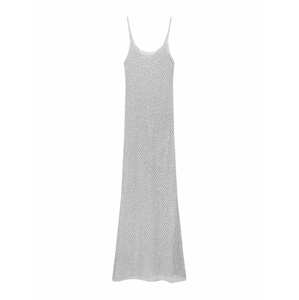 Pull&Bear Plážové šaty  sivá / strieborná