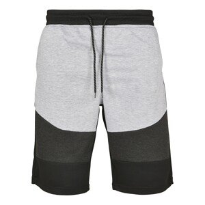 SOUTHPOLE Shorts  svetlosivá / sivá melírovaná / čierna