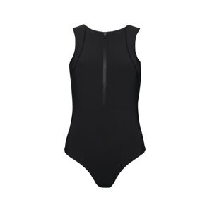 Superdry Športové jednodielne plavky  čierna