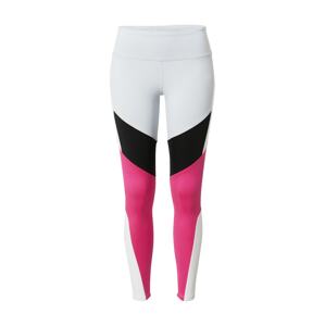 Reebok Sport Športové nohavice  ružová / čierna / biela