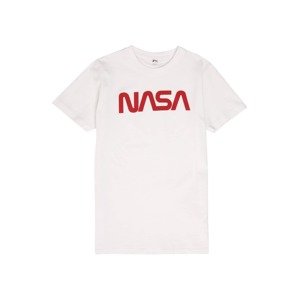 Mister Tee Tričko 'NASA'  červená / biela