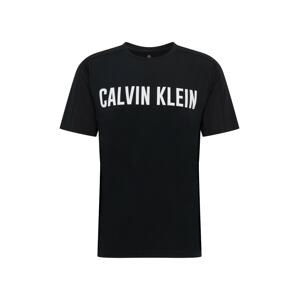 Calvin Klein Performance Funkčné tričko  biela / čierna
