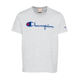 Champion Authentic Athletic Apparel Tričko  svetlosivá / námornícka modrá / červená