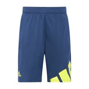 ADIDAS PERFORMANCE Športové nohavice  námornícka modrá / neónovo žltá