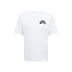 Nike SB Tričko  čierna / biela