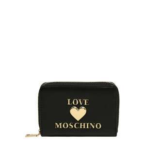 Love Moschino Peňaženka  čierna / zlatá