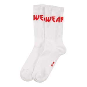 WEARKND Ponožky  červená / biela