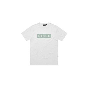 Nicce T-Shirt  biela / mätová