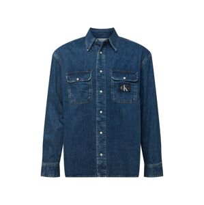 Calvin Klein Jeans Košeľa  modrá denim