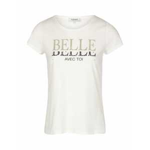 Morgan T-Shirt 'DIENO'  biela / béžová / čierna