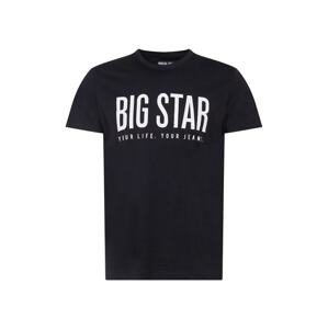 Big Star Tričko 'CIESZBOR'  čierna / biela