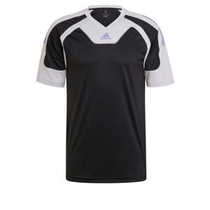 ADIDAS SPORTSWEAR Funkčné tričko  sivá / fialová / čierna