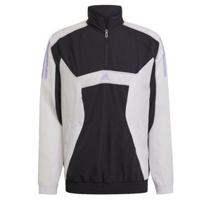 ADIDAS SPORTSWEAR Športový sveter  striebornosivá / modrofialová / čierna / šedobiela