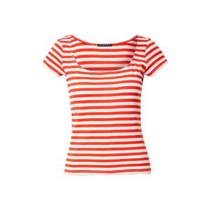 Sisley Tričko  červená / biela