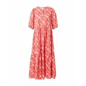 Yerse Košeľové šaty 'MALIBU'  ružová / svetločervená / biela