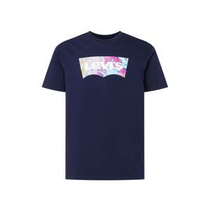 LEVI'S Tričko 'GRAPHIC'  námornícka modrá / svetlomodrá / ružová / biela