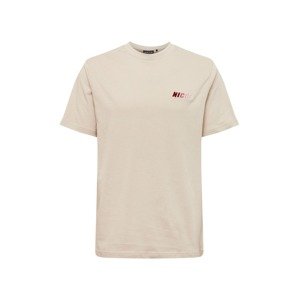 Nicce Tričko 'COAST'  biela / ružová / burgundská / svetlobéžová