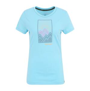 Smartwool Funkčné tričko 'Alpine Start'  svetlomodrá / čierna / ružová / oranžová